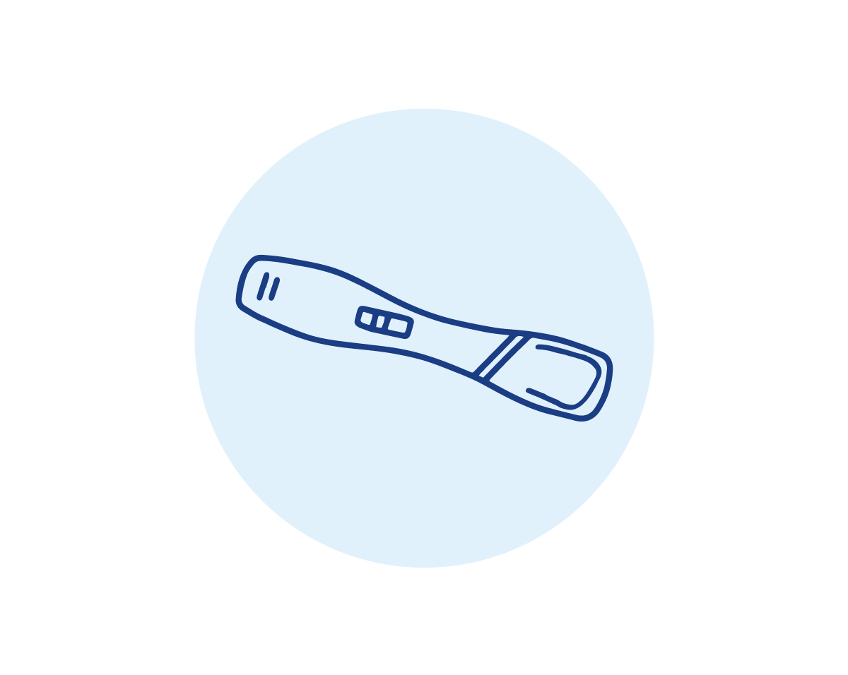 Icon for free pregnancy test at Hope Resource Center