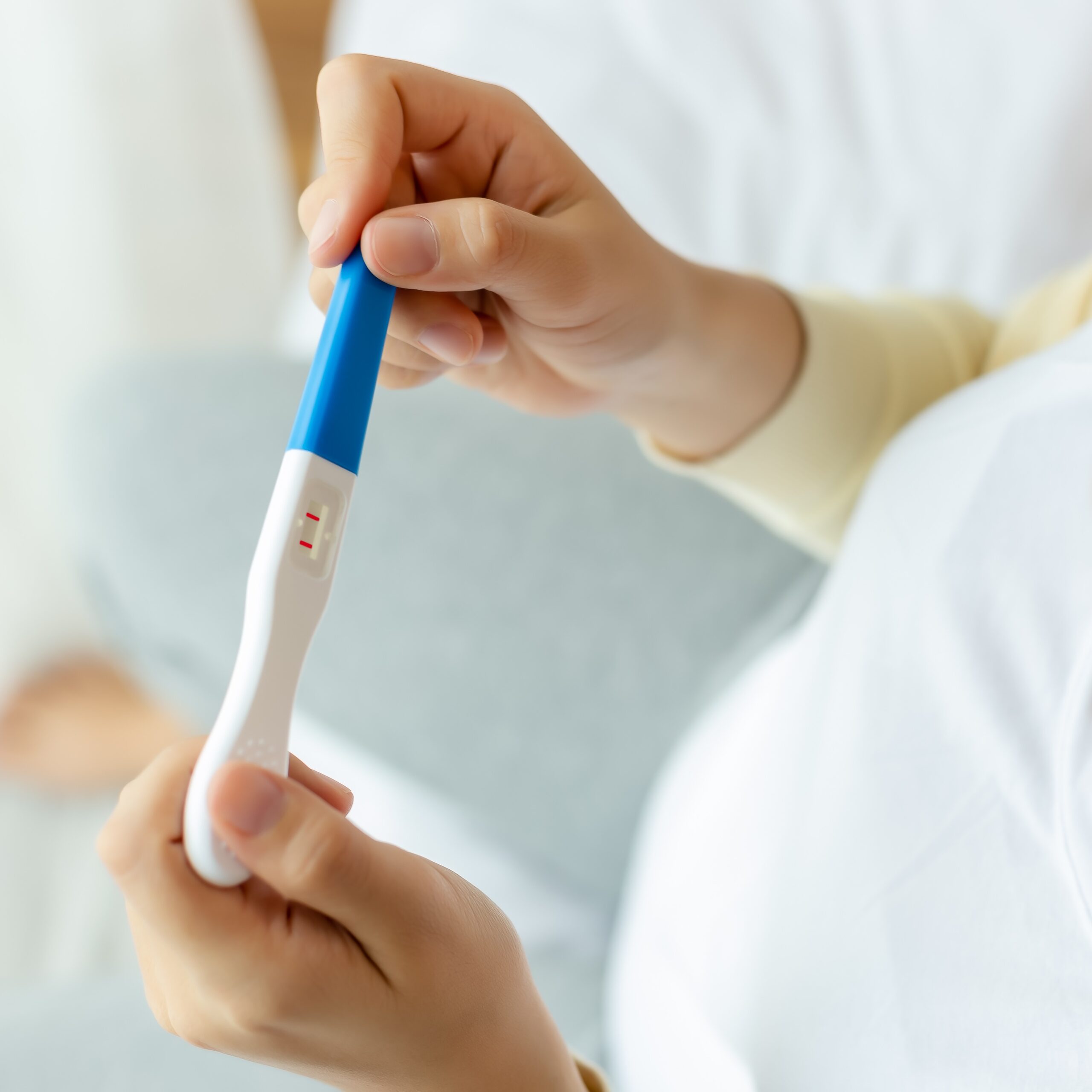 Woman searching online for "What is the first step for an abortion in Indiana?"